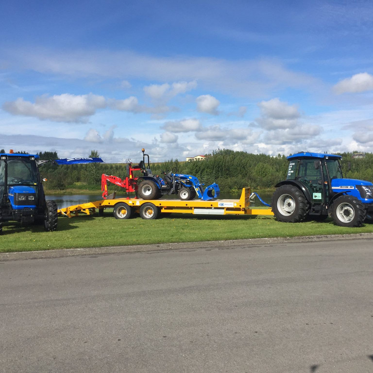 Indversk landbúnaðartæki til sýnis