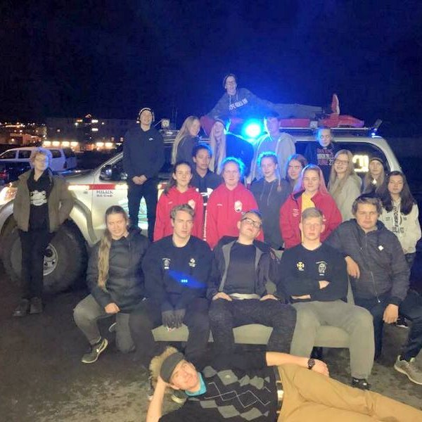 Flottir krakkar í unglingadeildinni Trölla. Mynd af FB síðu Trölla.