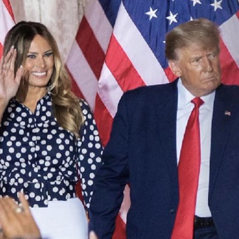 Melanie og Donald. MYND AF FACEBOOK