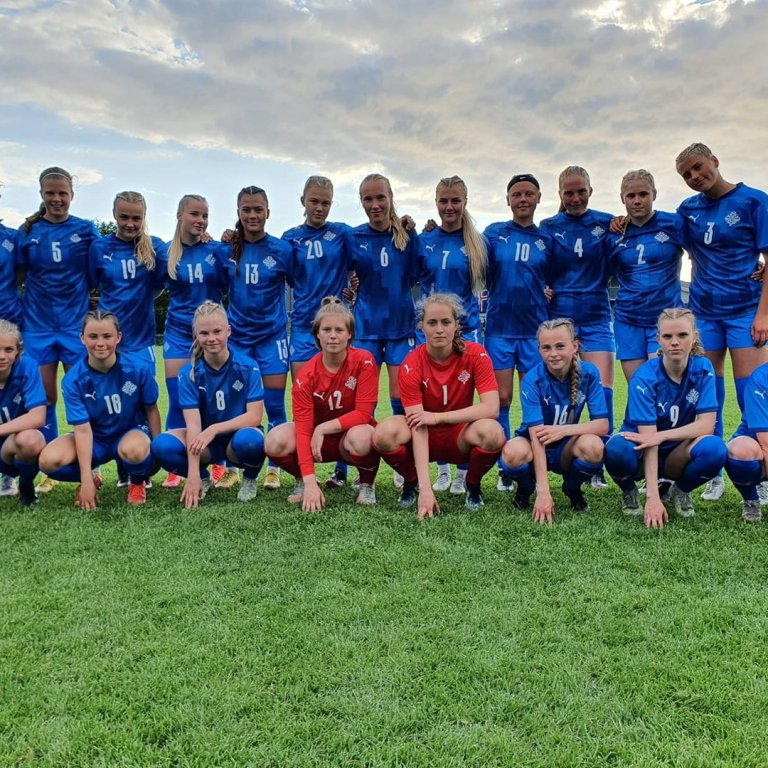 U-16 ára landslið kvenna. Mynd: KSÍ