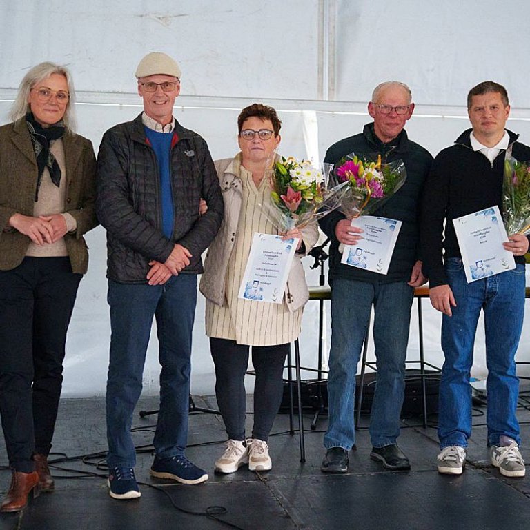 Verðlaunahafar. MYND AF HÚNABYGGÐ.IS