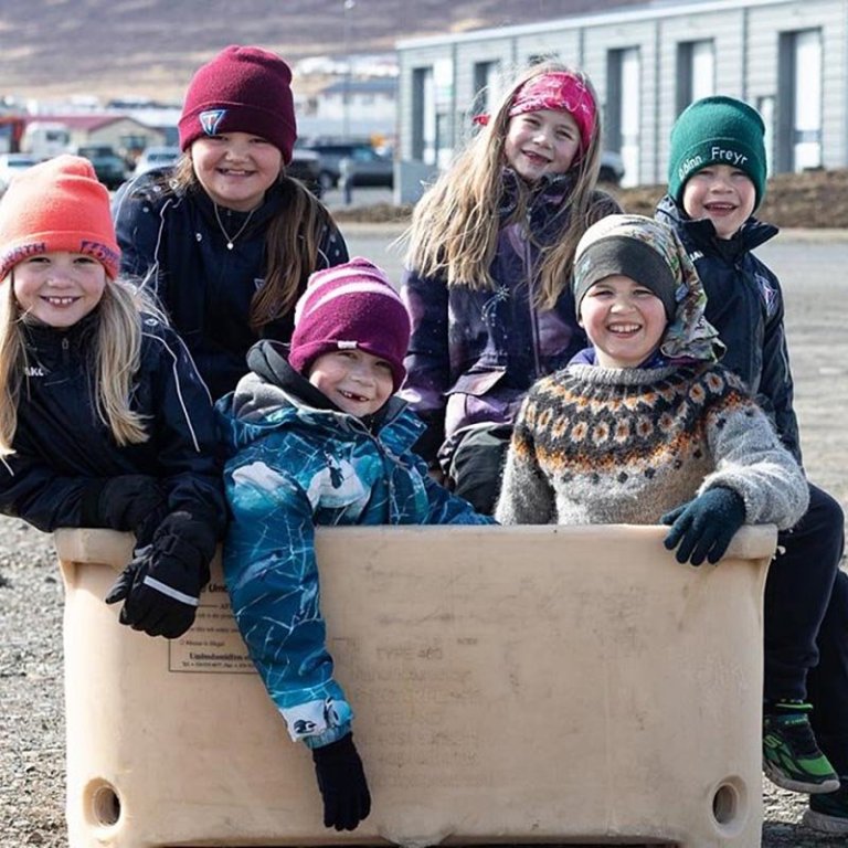 Það er gaman að taka þátt í umhverfisdeginum. MYND: DAVÍÐ MÁR