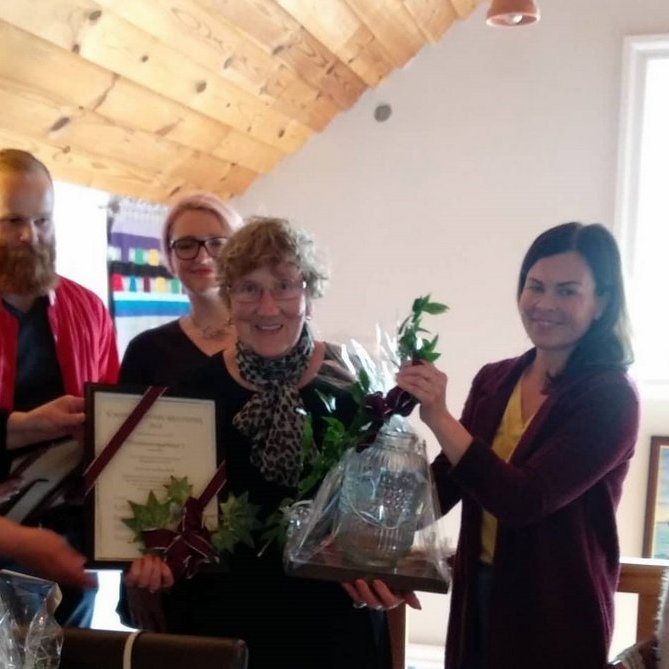 Frá veitingu viðurkenninganna. Mynd: Hunathing.is