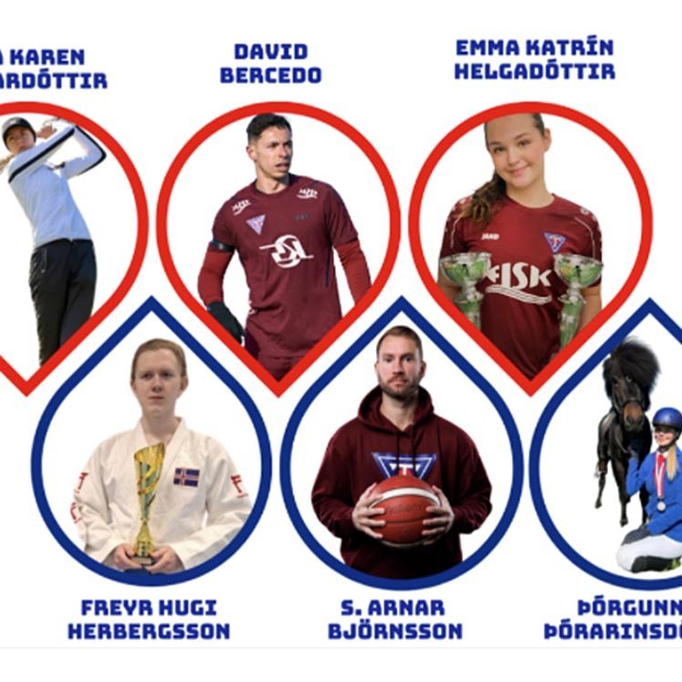 Þetta íþróttafolk er tilnefnt í valinu á Íþróttamanni UMSS 2025. MYND AF NETINU