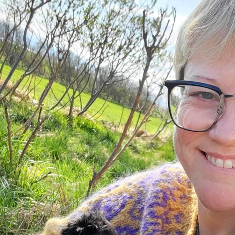 Maríanna í sól og sumaryl. AÐSEND MYND