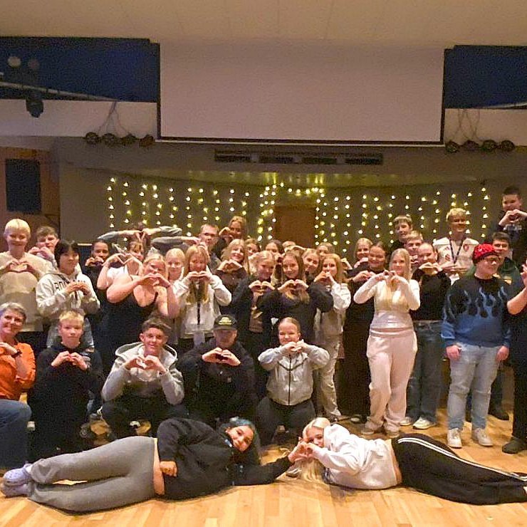 Sprækt ungt fólk á Norðurlandi vestra. MYND AF SSNV.IS