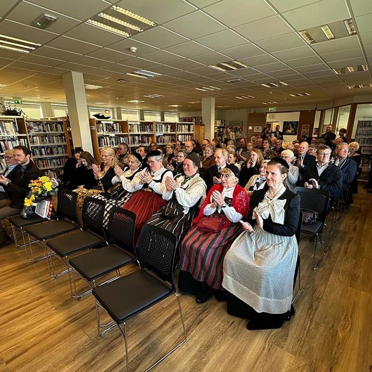 Ágæt mæting var við setningu Sæluvikunnar þó að sjálfsögðu mættu Skagfirðingar vera duglegri að mæta. MYNDIR: ÓAB