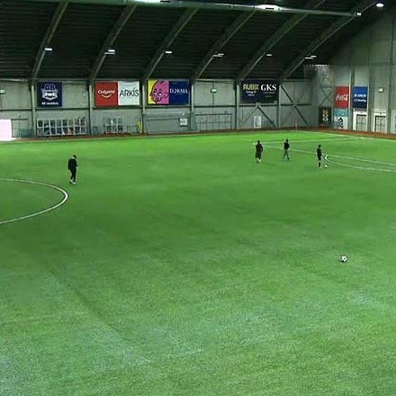 Upphitun í Kórnum. Já, ekki mjög spennandi mynd... SKJÁSKOT