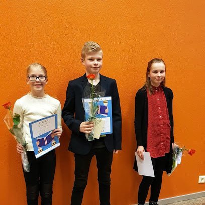 Verðlaunahafarnir þau Njála Rún, Patrekur Rafn og Katrín Sif. Myndir: Vala Ófeigsdóttir.