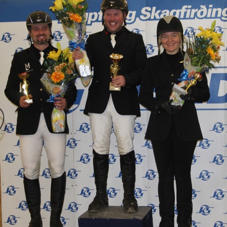 Bjarni Jónasson sigraði á Randalín frá Efri-Rauðalæk