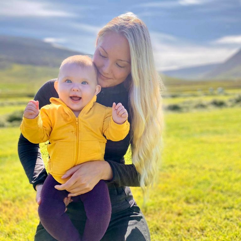 Úrsúla og dóttirin Hera.