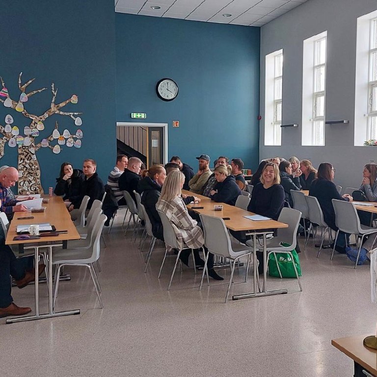 35 af 36 fulltrúum mættu á þingið. MYND AF FB USAH