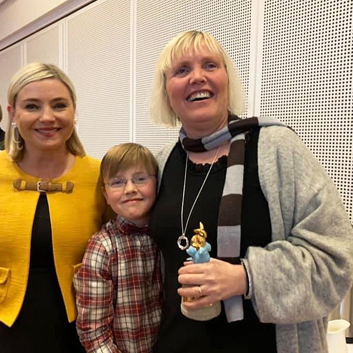 Lilja, Gunni og Vanda kát og hress. MYND: JFÞ