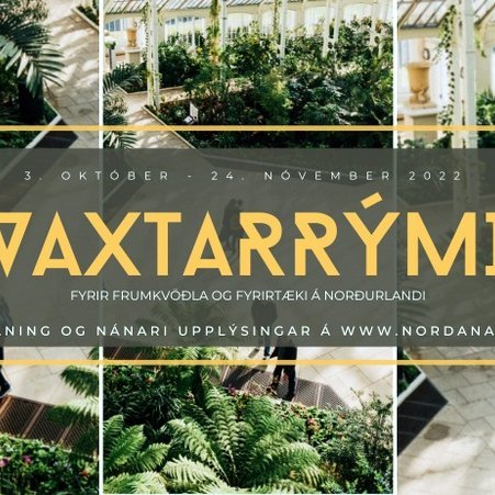 Vaxtarrými hefst 3. október og lýkur 24. nóvember og fer fram að mestu leyti á netinu. Teymin hittast fjórum sinnum meðan á verkefninu stendur á vinnustofum á völdum stöðum á Norðurlandi. Lokaviðburður Vaxtarrýmis fer fram 24. nóvember með fjárfestakynningum teymanna sem taka þátt.