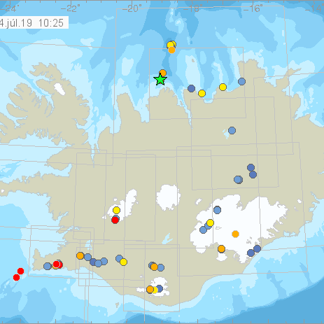 Kort/Veðurstofa Íslands