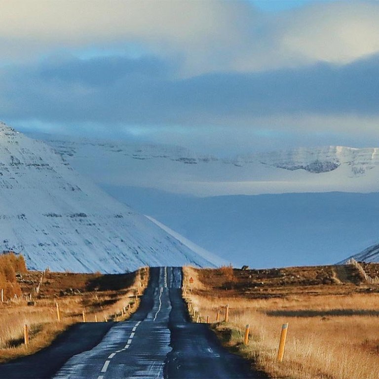Vegur 767 – eða kannski bara einkennisvegur skagfirsku sveiflunnar? MYND: ÓAB