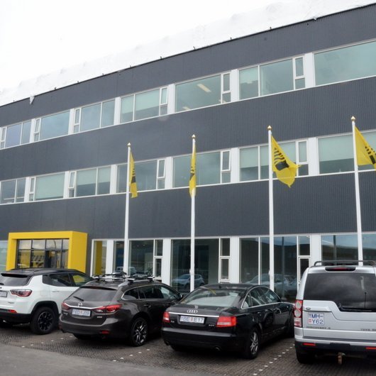 Formlega hefur nýtt heimilisfang fyrir höfuðstöðvar Vegagerðarinnar á höfuðborgarsvæðinu verið tekið í notkun, en Vegagerðin er þessa dagana að flytja í nýtt húsnæði í Suðurhrauni 3, Garðabæ. Aðsend mynd.