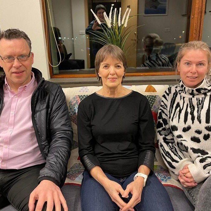 Sr. Magnús Magnússon, Ólöf og Elísa Ýr Sverrisdóttir. MYND: HÚNAÞING.IS