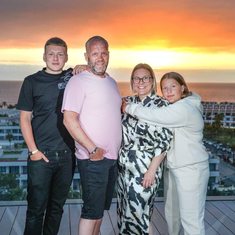 Daníel Guðni, Gunnar Oddur, Sólrún Harpa og Vigdís Hekla á Spáni. MYND AÐSEND