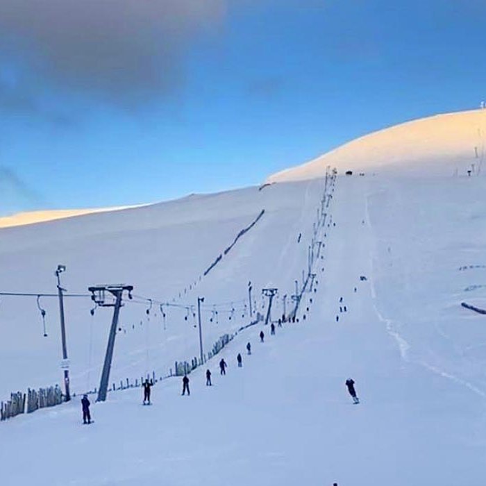 Stuð í Stólnum en myndin er frá í nóvember. MYND: SKÍÐASVÆÐI TINDASTÓLS