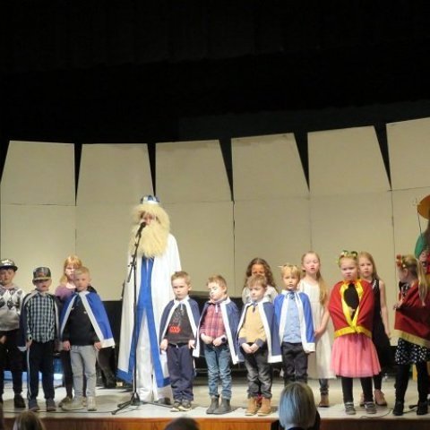 Frá skemmtun í Félagsheimilinu á Hvammstanga. Mynd: hunathing.is.