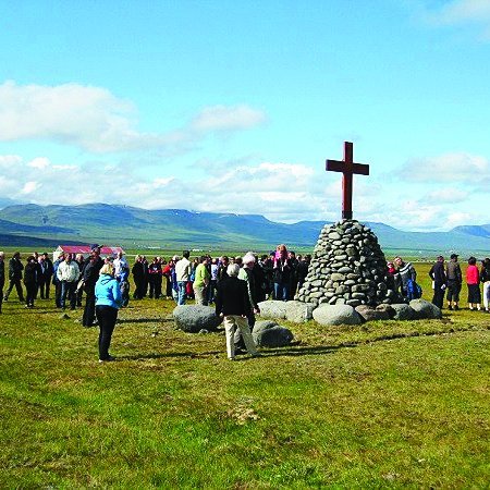 Vígsla Róðurkrossins 2009. Mynd: Á Sturlungaslóð.