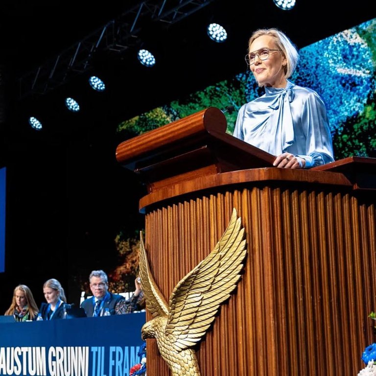 Guðrúnr Hafsteinsdóttir frá Hveragerði er nýr formaður Sjálfstæðisflokksins. MYND AF VEF XD