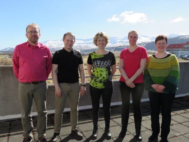Ný stjórn RML. Frá vinstri: Sigurður Eyþórsson, Einar Freyr Elínarson, Guðríður Helgadóttir, Hallfríður Ósk Ólafsdóttir og Sigríður Jóhannesdóttir.