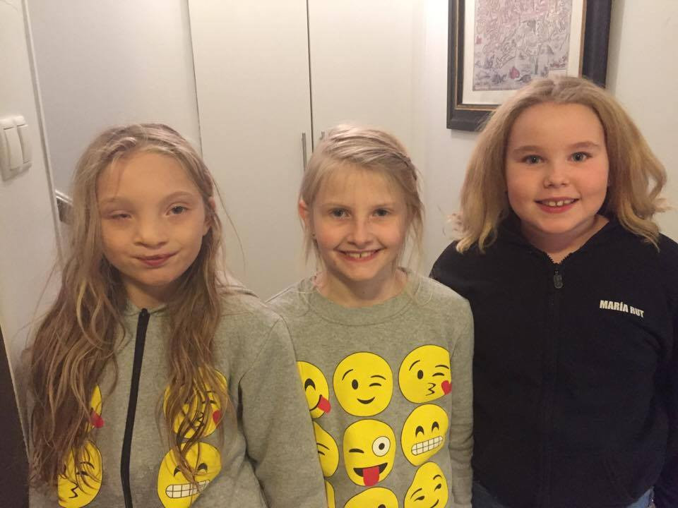 Frá vinstri: Heiðrún Erla Stefánsdóttir, Sigríður Hrafnhildur Stefánsdóttir og María Rut Gunnlaugsdóttir.